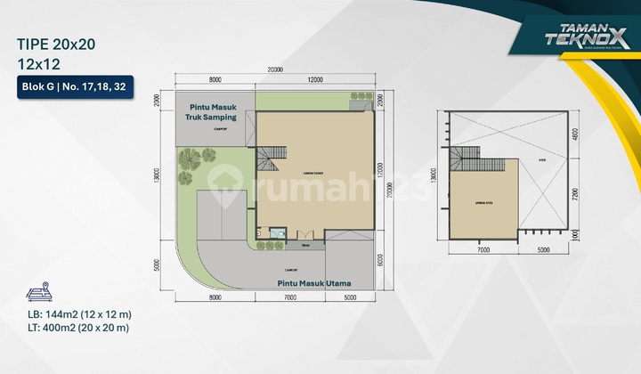 New Taman Tekno X BSD City - Gudang Modern Corner Free DP