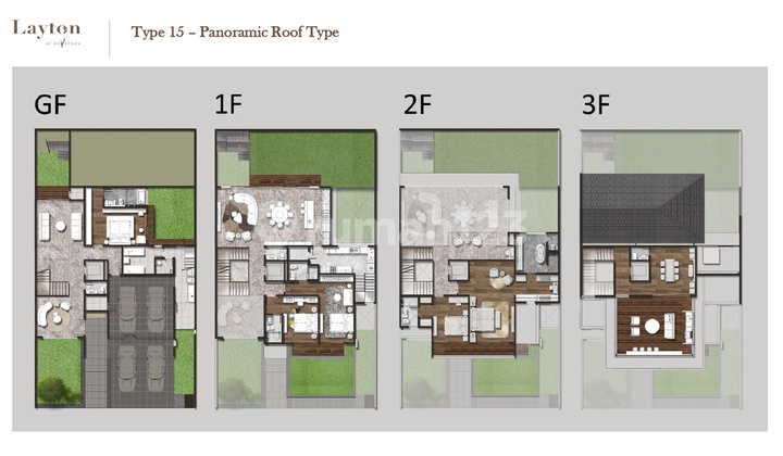 Ready Stok 4 Lantai Cluster Layton Navapark BSD City - Siap Huni