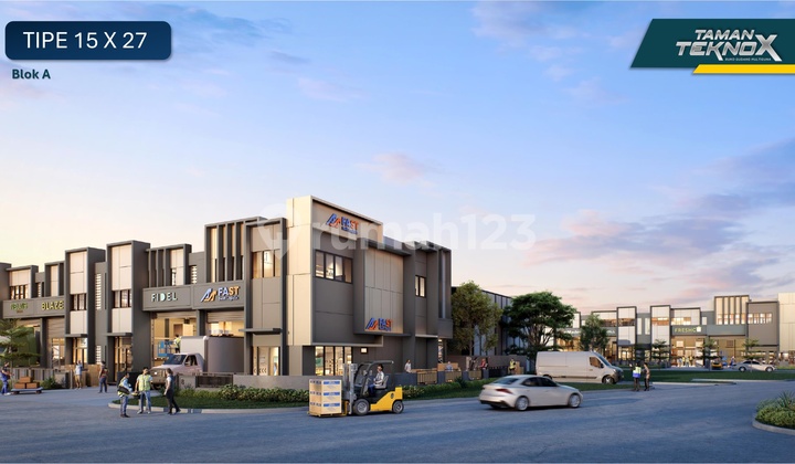 Corner New Taman Tekno X BSD City - Diskon 15 % KPR Free DP