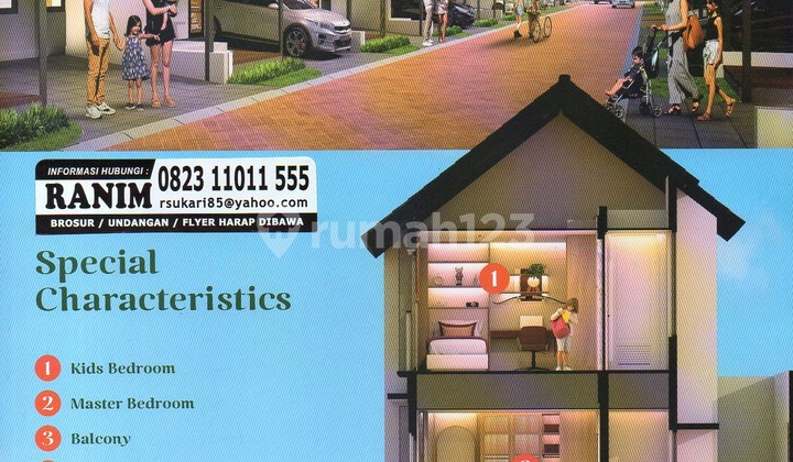 Cheapest in the Heart of Gading Serpong City - Anza Homes Cluster Free VAT