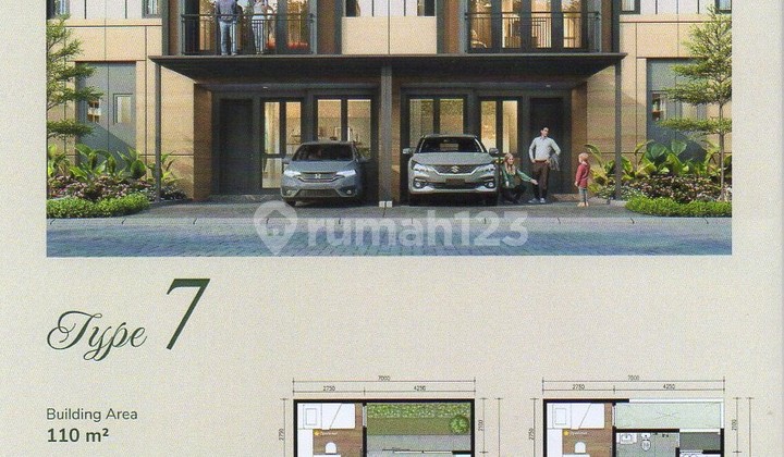 Rumah Terlaris KPR Free DP Cluster Castillo At Terravia BSD City