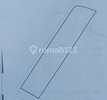 For Sale Elongated Land, 2 Accesses (corner), Pegadungan