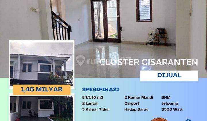 Rumah Minimalis 2lantai Di Jual Cepat Di Cluster Arcamanik  2