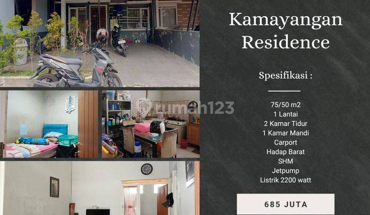 Rumah Minimalis Di Jual Cepat Di Cluster Kamayangan 1