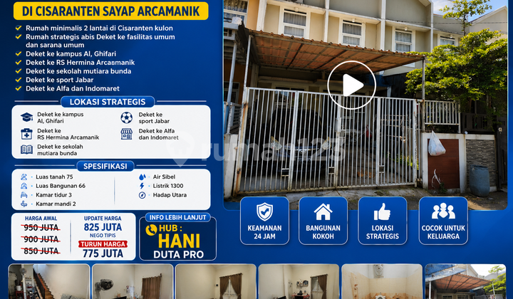 Rumah 2 Lantai Siap Huni di Cisaranten Sayap Arcmanik Rumah 2 Lantai Siap Huni di Cisaranten Sayap Arcmanik