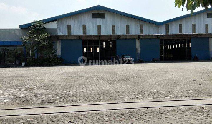 Gudang Besar Siap Pakai Dekat Tol Kebomas di Raya Gresik-Babat 2