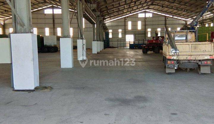 Gudang Besar Siap Pakai Dekat Tol Kebomas di Raya Gresik-Babat 5