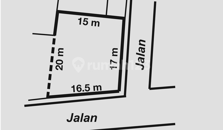 Kavling Citra Garden 2 Hook Harga dibawah NJOP Dalam Cluster Jalan Lebar