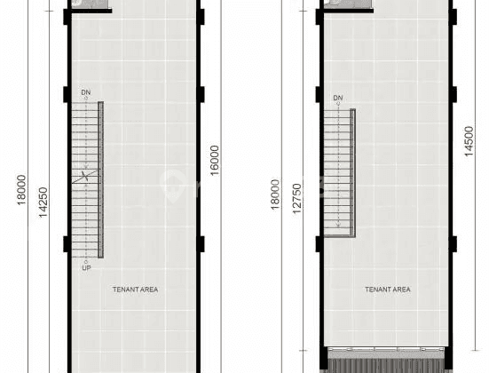 Ruko Hampton East Gading Serpong, Type Studio Loft 5x20 2