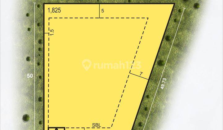 Kavling Alam Sutera Danau Biru Luas 1.825 M2 2