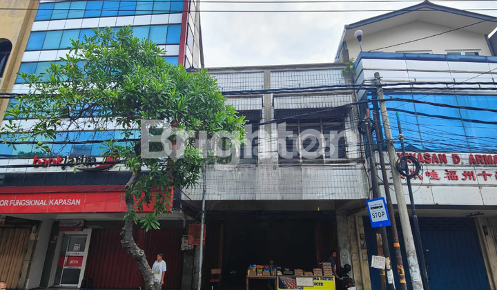 Ruko Nol Jalan Raya KAPASAN Surabaya, Pusat Bisnis Surabaya Utara, Lokasi Ramai dan Strategis Dekat Pasar Atom, ITC dan Kembang Jepun