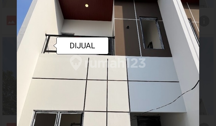 For Sale New 3-Storey House in Kav Dki, Meruya, Price Rp 2.15M