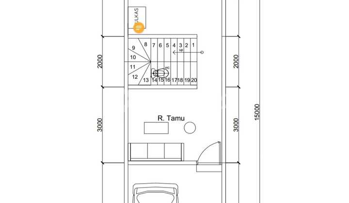 Dijual Rumah Baru 3Lt di Duri Kepa, Uk 4X15m2, Hrga Rp 2.1M. 2