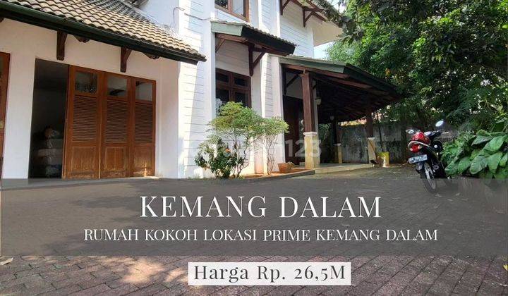 Rumah Siap Huni Lingkungan Tenang Area Kemang Dalam 1