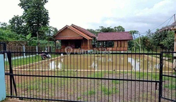 Rumah Villa Di Cimanggu Parakan Muncang Shm Ada Kolam Mancing  1