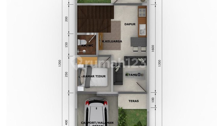 Rumah Baru Modern 2 Lantai All In Dekat Stasiun Depok Lama 5