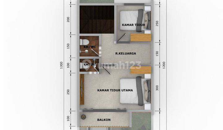 Rumah Baru Modern 2 Lantai All In Dekat Stasiun Depok Lama 6
