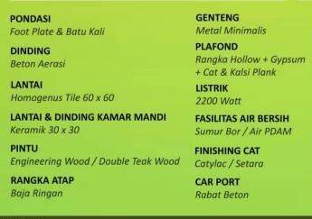Rumah 2 Lantai Dalam Cluster Elite Free Biaya Pajak Bogor Barat 30
