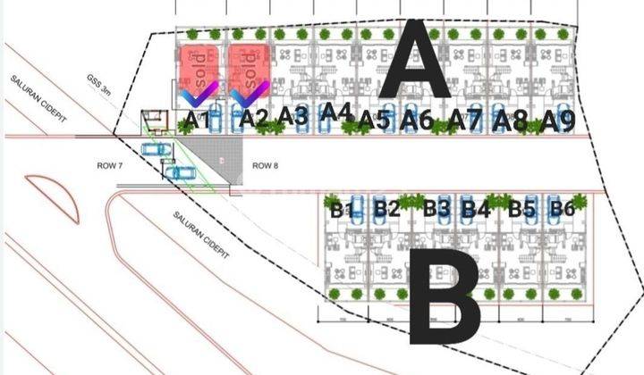 Rumah 2 Lantai Dalam Cluster Elite Free Biaya Pajak Bogor Barat 46