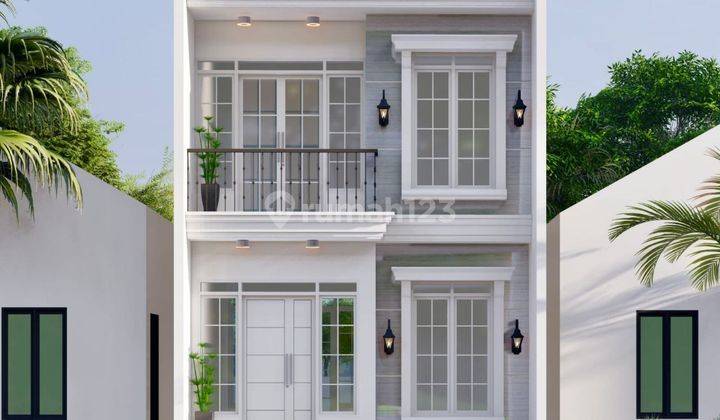 Rumah 2 Lantai Nempel Komplek Dekat ke Stasiun Depok Lama 2