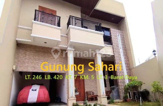 Beautiful House Ready to Live In, Suitable for Business in Gn Sahari Sawah Besar