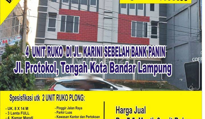 2 Unit Ruko di Jl. Kartini Siap Pakai 1