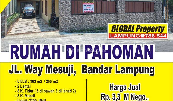 Rumah Besar Dan Mewah di Kawasan Elit Pahoman Bandar Lampung 1