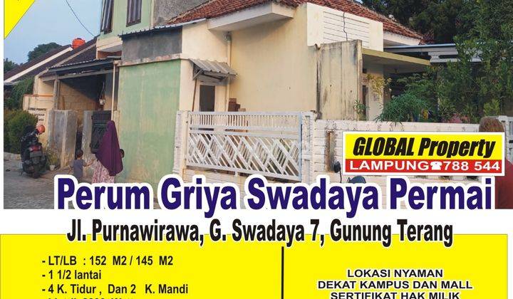 Rumah di Perum Swadaya Permai Siap Huni 1