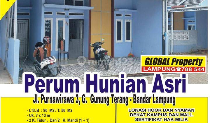 Bu Rumah di Gunung Terang Bandar Lampung Siap Huni 1