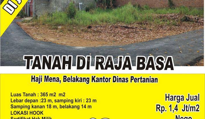 Tanah di Rajabasa Cocok Untuk Bangun Rumah Tinggal 1