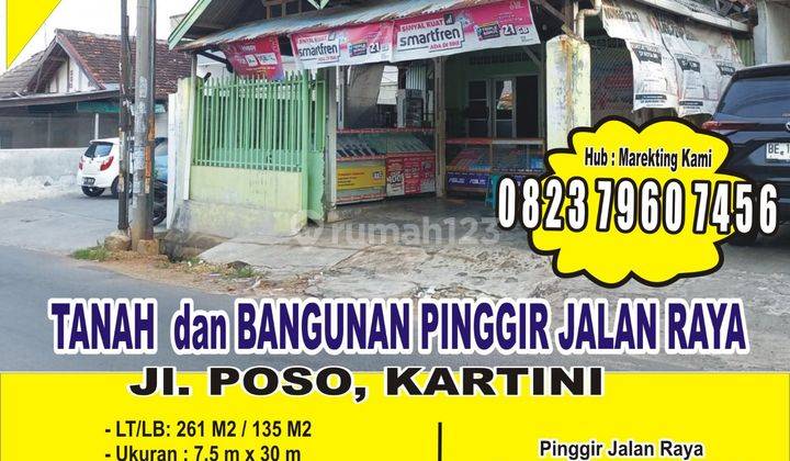 Rumah Pinggir Jalan Tengah Kota Cocok Untuk Usaha 1