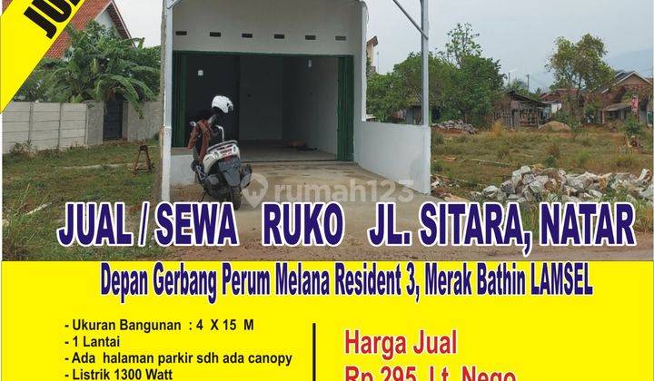 Kios Baru Dipinggir Jalan Sitara Siap Pakai Cocok Untuk Usaha 1