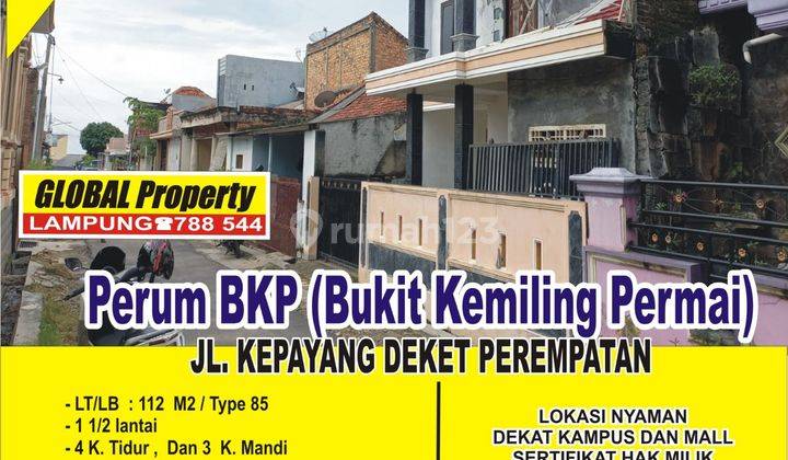 Rumah 2 Lantai di Perum Bkp Siap Huni 1