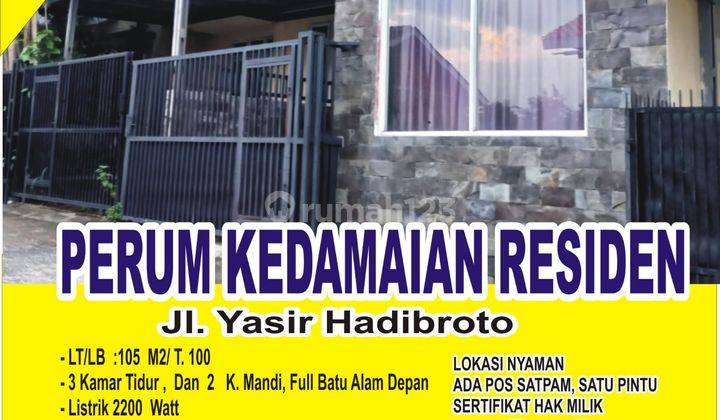 Rumah dalam komplek  perum Kedamaian residen siap huni 1