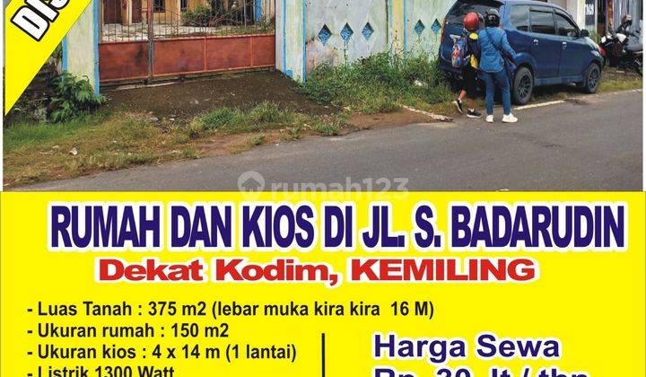 Rumah dan Kios di Pinggir Jalan Cocok untuk usaha 1