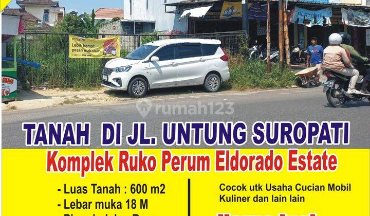 Tanah di Pinggir Jalan Untung Suropati Cocok Untuk Usaha 1