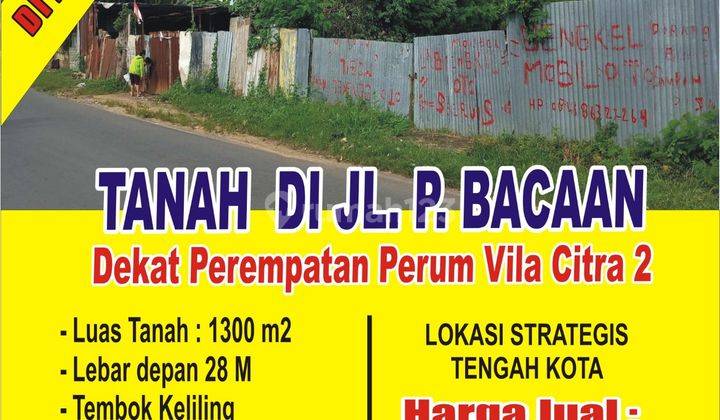 tanah strategis tengah kota, cocok untuk usaha 1