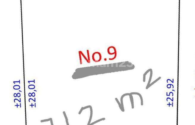 For Sale SHGB Land 712m2 in Semper, North Jakarta