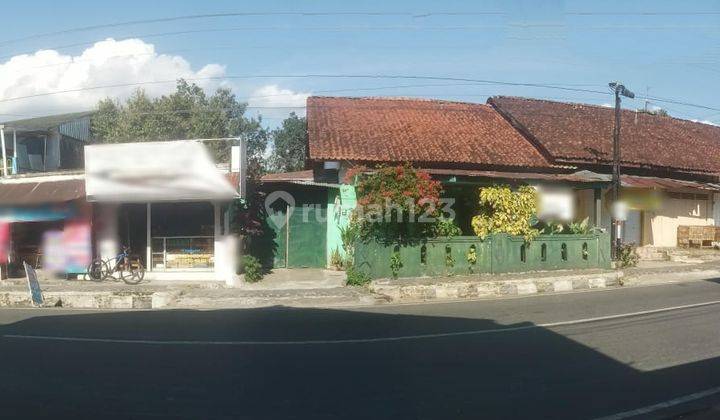 Dijual Tanah Dan Bangunan Rumah + Kios Pinggir Jalan di Banjarnegara 1