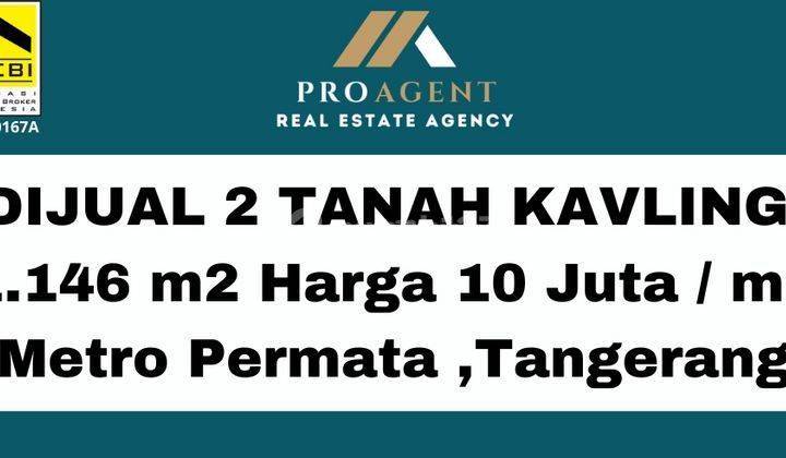 Dijual Tanah Kavling SHM di Metro Permata, Tangerang 2