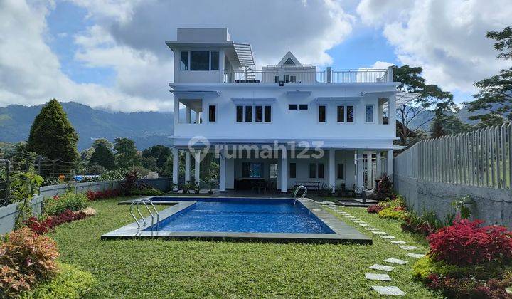 Dijual Villa Kolam Renang View Gunung Tugu Selatan, Kec. Cisarua, 1