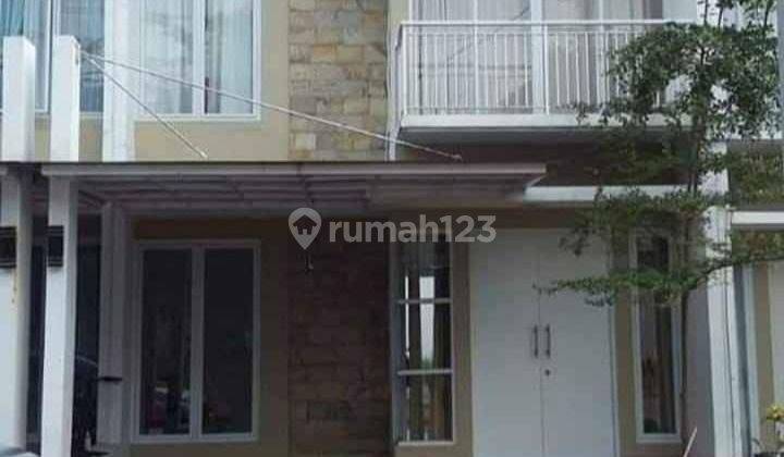 tampak depan dijual rumah di tria adara
