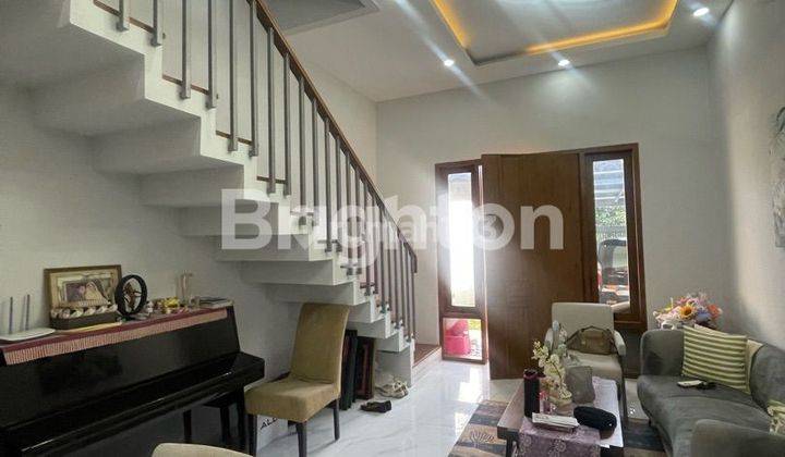 RUMAH BANGUNAN BARU MODERN SIAP HUNI KOMPLEK ELITE BONA INDAH LEBAK BULUS JAKARTA SELATAN 2