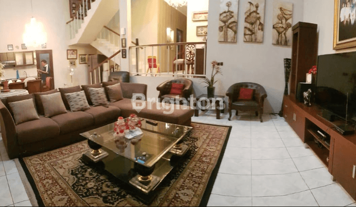 RUMAH MURAH SEMI FURNISHED HALAMAN ASRI DAN LUAS CIRENDEU TANGERANG SELATAN 2