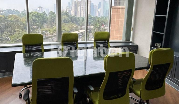 Ruang Kantor Furnished Strategis Langka Menara Sudirman Jakarta Pusat