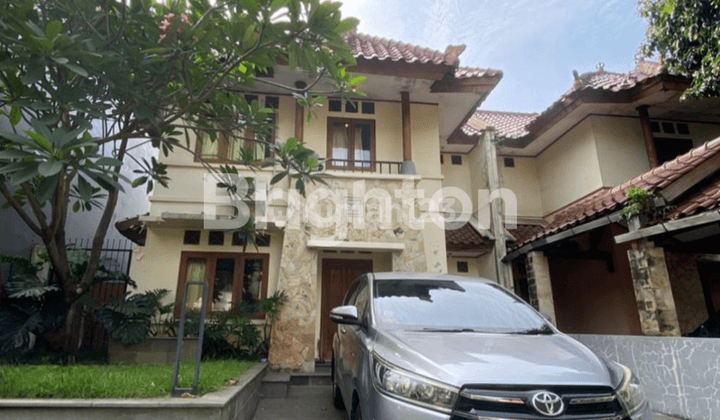 RUMAH ASRI DESIGN BALI DALAM KOMPLEK ELITE BALI VIEW CIRENDEU TANGERANG SELATAN  1