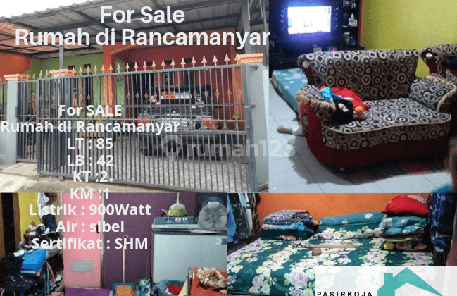 Super Murah Dijual Cepat Rumah Masuk Akses Mobil di Rancamanyar 2
