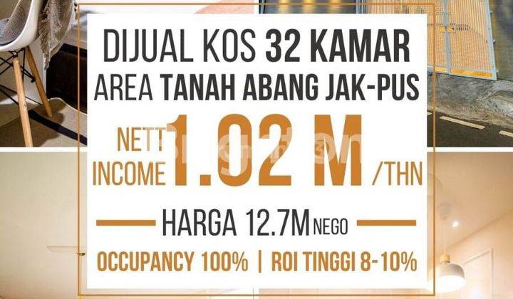 RUMAH KOS BARU DAN FULL, TANAH ABANG, PUSAT KOTA JAKARTA 1