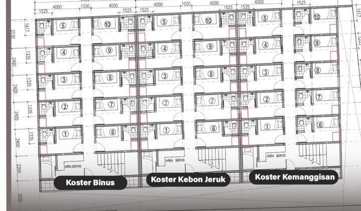 Kost Kebon Jeruk RCTI 32 Room Brand New 2