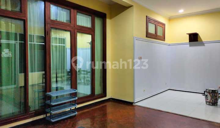 House Area in Housing Estate Near Tennis Court and Hills